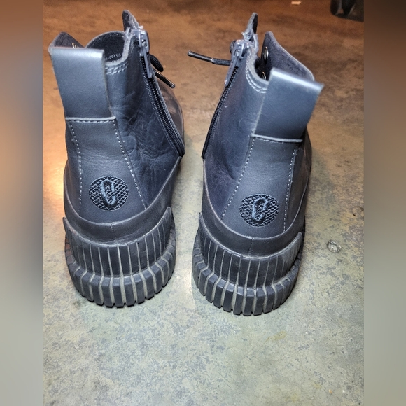 Camper Black Ankle Lace Up Boot with ankle zipper size EU43 - Picture 3 of 5